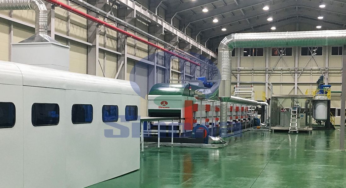 酚醛保溫闆材自動化生産線